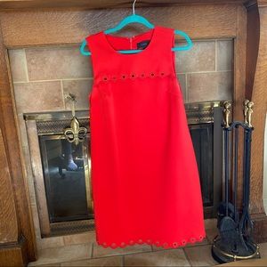 J. Crew Red Shift Dress Size 12